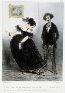 Caricatura - in "Madeleines" di Cham, v.1870-1880 da Amédée de Noé