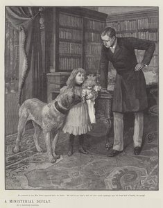 Una sconfitta ministeriale, di J Harwood Panting da Amedee Forestier