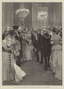 Ballo dato ai sindaci e alle sindache provinciali alla Mansion House, la reception da Amedee Forestier