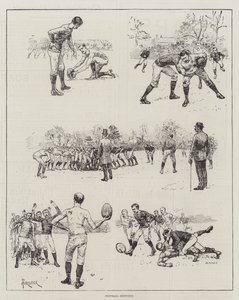 Schizzi di calcio da Amedee Forestier