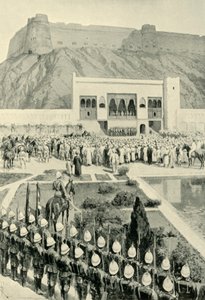 Il generale Roberts legge il suo proclama a Kabul, 12 ottobre 1879, 1901 da Amedee Forestier