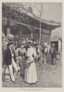 Ricevimento di Lady Walsham, alla Legazione Britannica, Pechino