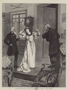 Madame Sarah Bernhardt come Magda nel dramma Heimat di Sudermann, al Daly