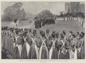 Ricevimento delle infermiere della Regina dell