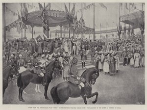 Scena dal gioco spettacolare India al Teatro Empress, Earl