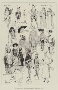 Il ballo in maschera dei bambini alla Mansion House, 7 gennaio 1896