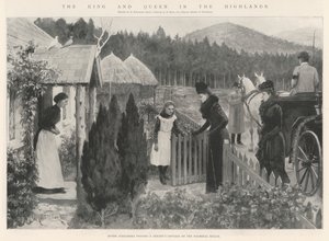Il Re e la Regina nelle Highlands da Amedee Forestier