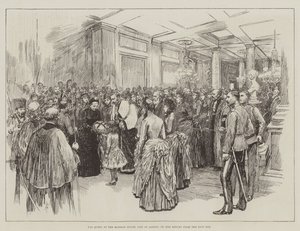 La Regina alla Mansion House, City of London, al suo ritorno dall