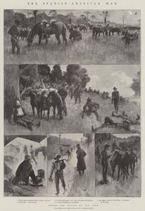 La guerra ispano-americana, prima della battaglia di San Juan da Amedee Forestier