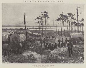 La guerra ispano-americana, il campo degli Stati Uniti al porto di Tampa