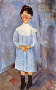 Ragazza in blu