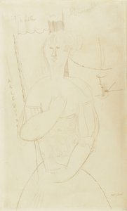 Arlecchino, c.1915 da Amedeo Modigliani