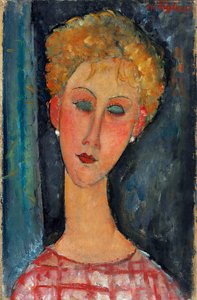 La bionda con gli orecchini, 1918-1919 da Amedeo Modigliani