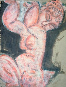 Nudo rosa, cariatide