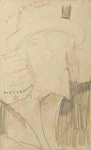 Ritratto di Blaise Cendrars da Amedeo Modigliani