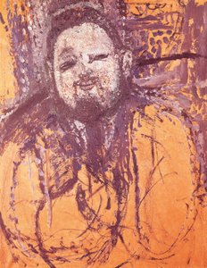 Ritratto di Diego Rivera, di Amedeo Modigliani, olio e tempera su tela da Amedeo Modigliani
