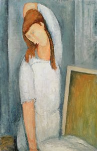 Ritratto di Jeanne Hebuterne (1898-1920) con il Braccio Sinistro Dietro la Testa