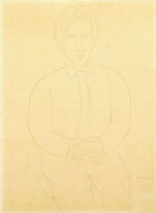 Ritratto di Soutine seduto, 1917