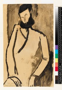 Ritratto di un uomo barbuto, 1909 da Amedeo Modigliani