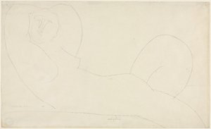 Nudo femminile reclinato da Amedeo Modigliani