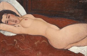 Nudo reclinato, 1917