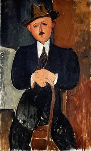 Uomo seduto da Amedeo Modigliani