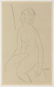 Nudo seduto da Amedeo Modigliani