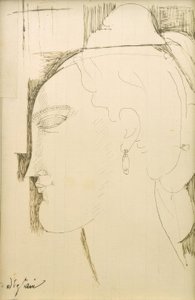 Testa di donna da Amedeo Modigliani