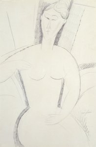 Donna seduta da Amedeo Modigliani