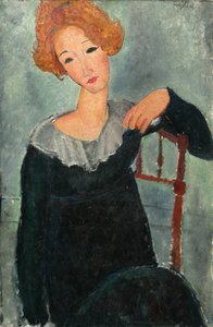 Donna con capelli rossi