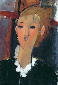 Giovane donna con una piccola gorgiera da Amedeo Modigliani