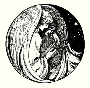 Illustrazione della pagina del titolo per Allegories di Frederic W Farrar da Amelia M. (attr.to) Bowerley or Bauerle