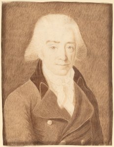 Uomo in un Grande Cappotto da American 18th Century or Possibly Joseph Badger