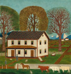 Cascina nella valle di Mahantango da American 19th Century