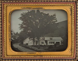 Casa su una collina da American 19th Century