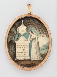 Miniatura commemorativa da American 19th Century