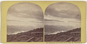 Monte Kearsarge e Double Head, dal Monte Washington da American 19th Century