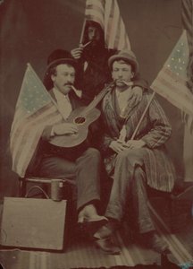 Ritratto di tre uomini da American 19th Century