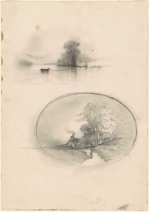 Paesaggio marino e paesaggio da American 19th Century