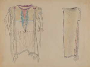 Camicia e pantaloni di pelle di daino