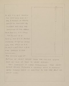 Descrizione di un vestito da American 20th Century