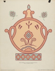 Missione La Purisima Concepcion, Dipinto Murale dal portfolio "Arte Decorativa della California Spagnola"