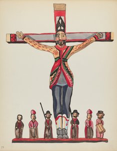 Tavola 29: San Acacio: Dal Portfolio "Disegni Colonial Spagnoli del Nuovo Messico"