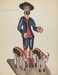 Tavola 30: San Isidoro: Dal Portfolio "Designs coloniali spagnoli del Nuovo Messico"