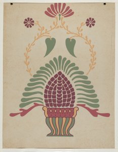 Paramento del sacerdote della Missione di San Gabriel dal portfolio "Arte decorativa della California spagnola" da American 20th Century