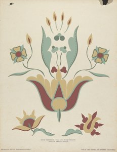 Altare del tabernacolo della missione di San Luis Obispo dal portfolio "Arte decorativa della California spagnola"