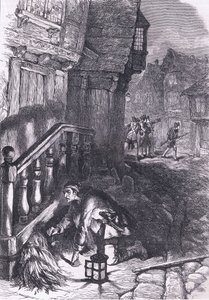 Scoperta di un incendiario, illustrazione da Cassells History of the United States pubblicata da Cassell, Petter & Galpin, c.1900 da American English school