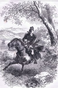 Fuga di Benedict Arnold, illustrazione da Cassells History of the United States pubblicata da Cassell, Petter & Galpin, c.1900 da American English school