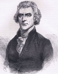 Thomas Jefferson, illustrazione da Cassells History of the United States pubblicata da Cassell, Petter & Galpin, c.1900 (litografia) da American English school