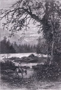 Veduta della Carolina del Nord, illustrazione da Cassells History of the United States pubblicata da Cassell, Petter & Galpin, c.1900 da American English school